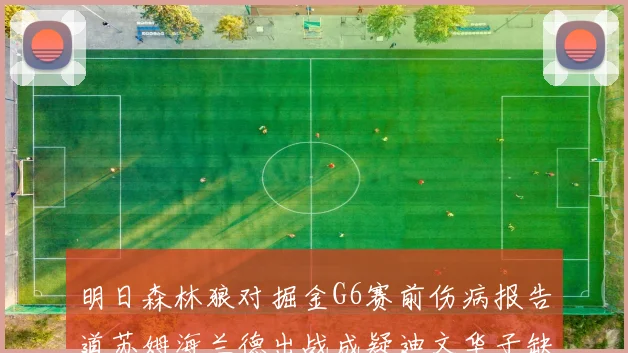 明日森林狼对掘金G6赛前伤病报告道苏姆海兰德出战成疑迪文华子缺阵